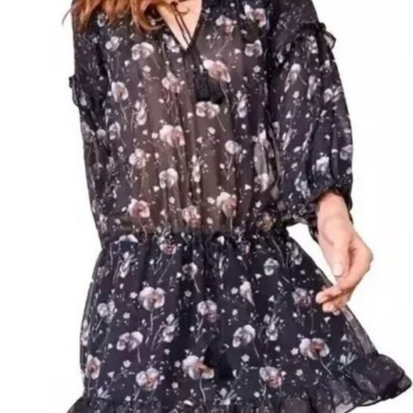 Ulla Johnson Silk V-Neck Sundress - Picture 1 of 4